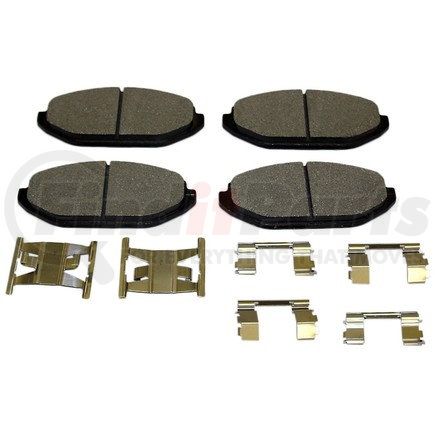 Monroe DX748 Total Solution Semi-Metallic Brake Pads