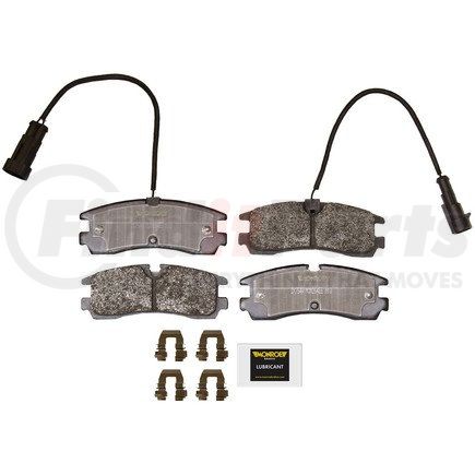 Monroe DX754A Total Solution Semi-Metallic Brake Pads