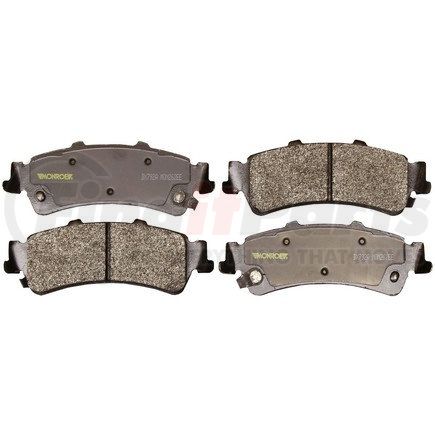 Monroe DX792A Total Solution Semi-Metallic Brake Pads