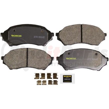 Monroe DX798 Total Solution Semi-Metallic Brake Pads