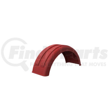 Minimizer 10001764 Single Fender for 16.5 Tire Red