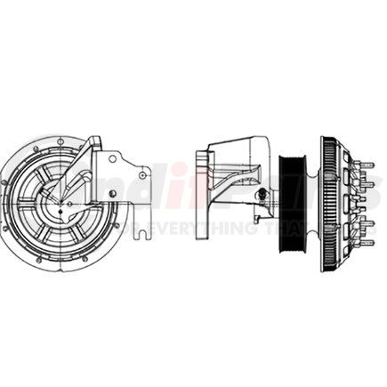 Horton 79A8117 DM Advantage Two-Speed Reman Fan Clutch