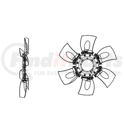 Horton 7YR06S159-013 Engine Cooling Fan