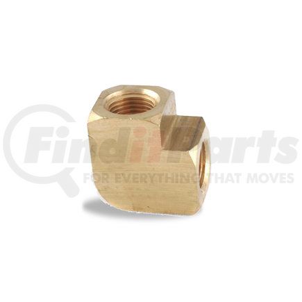 Velvac 17004 Pipe Fitting, Pipe Elbow, Brass, 1/4"