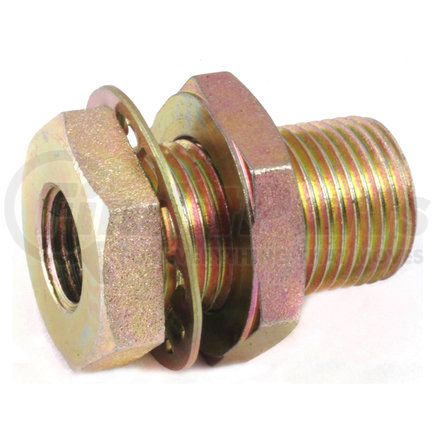 Velvac 35081 Re-Usable Air Hose Fitting, Frame Coupling, 1/4" FPT Both Ends, 1-1/2" Long, 3/4" -16 Mounting Thread