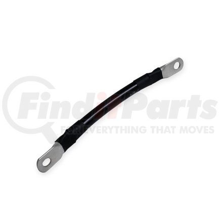 Velvac 58119 Stud Top Battery Cable, Black, 12", 2/0 Gauge Wire, Black PVC Outer Jacket