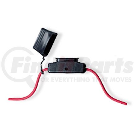 Velvac 91425 MAXI In-Line Fuseholder with Cover, 8 Gauge Lead Wire