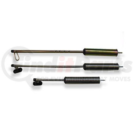 VELVAC 581101-5 - pogo stick - zinc &yellow dichromate, with hose holder | 40" pogo stick with enclosed spring | pogo stick