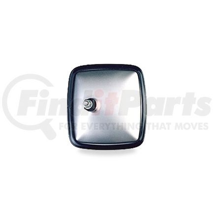 VELVAC 708156 - door blind spot mirror - stud mount convex | 6.5" x 6" convex, stainless steel | door blind spot mirror