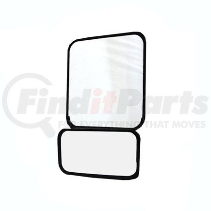 Velvac 709269 Door Mirror Glass Set - Includes Convex Housing, Flat and Convex Glass