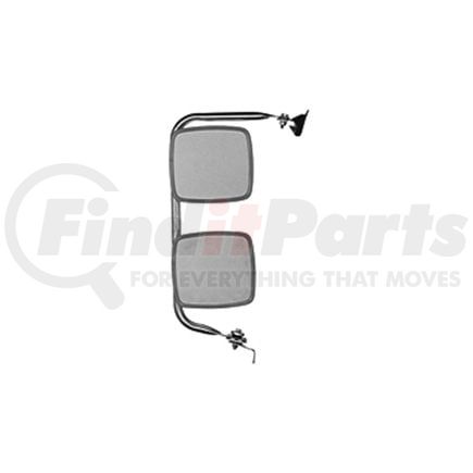 Velvac 713105 WIDE ANGLE SYSTEM FOR FORD VAN WHITE