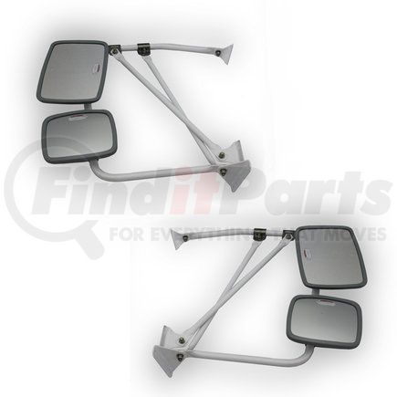 Velvac 713785 Door Mirror - White, 96" Body Width