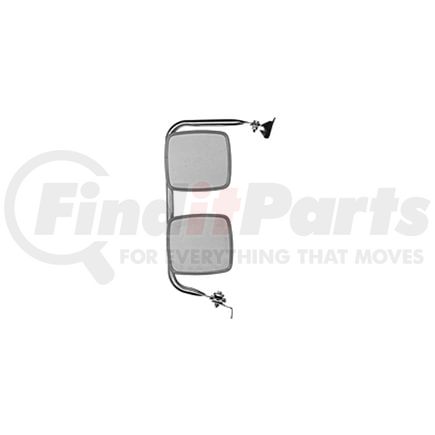 Velvac 713787 WIDE ANGLE SYSTEM CHEVY VAN WHITE