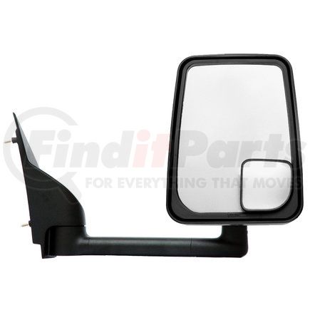 VELVAC 714532 - 2020 standard door mirror - black, 102" body width, standard head, passenger side | door mirror