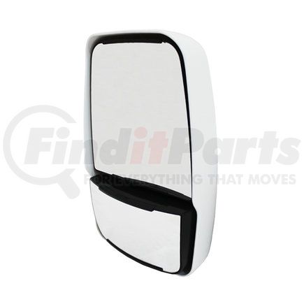 VELVAC 714590 - 2020 deluxe series door mirror - white, passenger side | door mirror