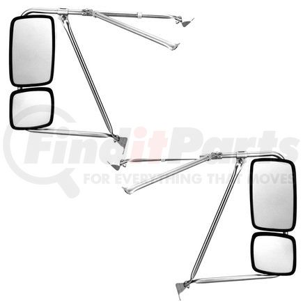 Velvac 714674 Door Mirror - Stainless Steel, 96" Body Width