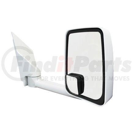 VELVAC 714914 - 2020 standard door mirror - white, 102" body width, standard head, passenger side | door mirror