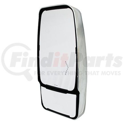 VELVAC 714942 - door mirror - chrome, passenger side | door mirror