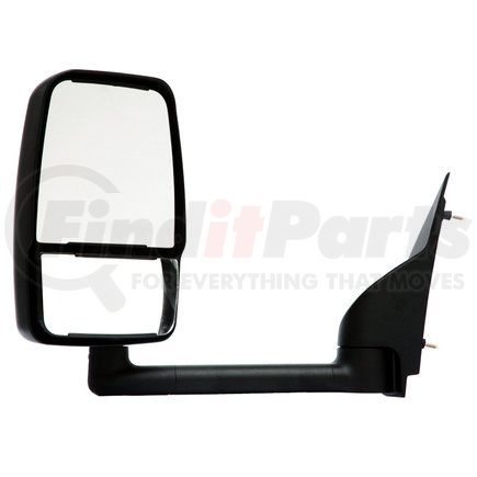VELVAC 715451 - 2020 deluxe series door mirror - black, 96" body width, deluxe head, driver side | door mirror