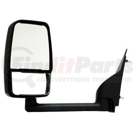 VELVAC 715453 - 2020 deluxe series door mirror - black, 102" body width, deluxe head, driver side | door mirror