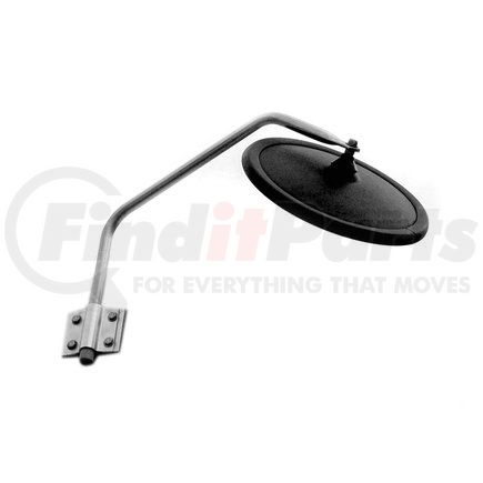 Velvac 715719 Crossview Mirror Assembly - Includes Bracket and Convex Mirror