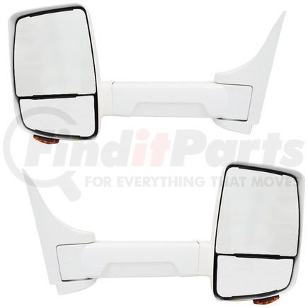 VELVAC 716388 - 2020xg series door mirror - white, 96" body width, driver and passenger side | door mirror