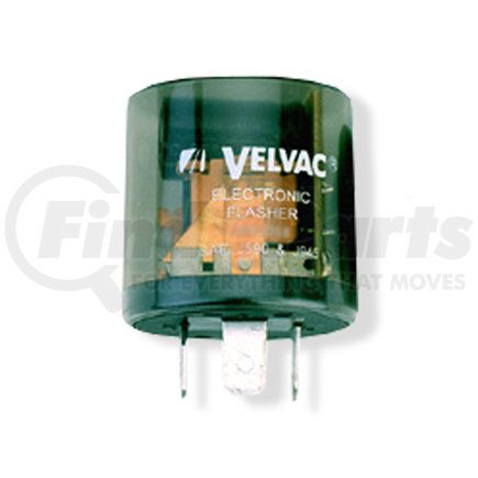 VELVAC 091215 - multi-purpose flasher - 2 terminals, clear smoke, 1-10 lamp rating, 60-120 flash rate fpm, 25 amp rating | electro-mechanical flasher | multi-purpose flasher