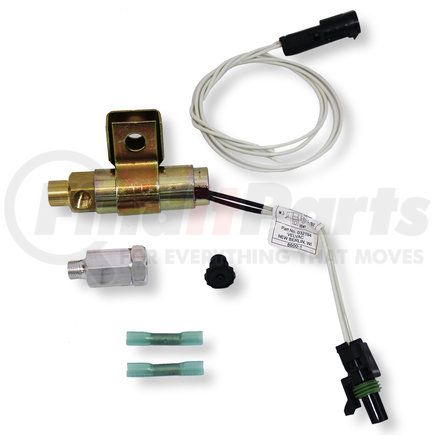 Velvac 032192 Engine Cooling Fan Clutch Solenoid Kit - Kit Includes Valve, Wire Harness with Weather-Pack Sealed Connectors, Exhaust Shield, In-Line Filter and Butt Connectors