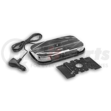 Federal Signal HL10UC-AG HighLighter® Micro Split Color, Clear Dome, Amber/Green LEDs, with Permanent Mount Bracket