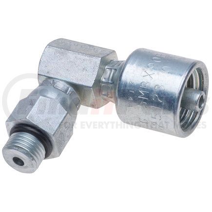 Gates G25123-0610 Hydraulic Coupling/Adapter - Male O-Ring Boss Swivel - 90 Block (MegaCrimp)