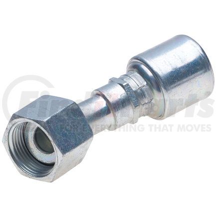 Gates G25233-0810 Hyd Coupling/Adapter- Female Flat-Face O-Ring Swivel - 30 Bent Tube (MegaCrimp)