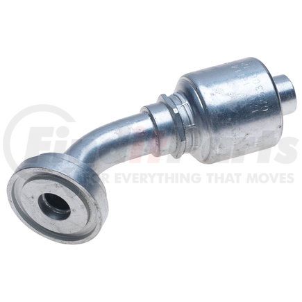 Gates G25306-1620 Hydraulic Coupling/Adapter - Code 61 O-Ring Flange - 45 Bent Tube (MegaCrimp)