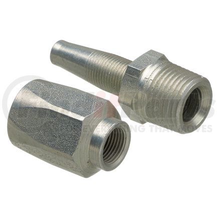 Gates G35100-0402 Hydraulic Coupling/Adapter - Male Pipe (NPTF - 30 Cone Seat) - Steel (C5E Hose)