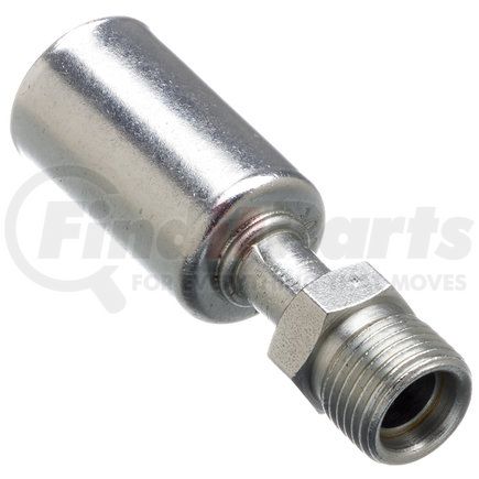 Gates G45597-0606S A/C Refrigerant Hose Fitting - Male Inverted O-Ring - Steel (PolarSeal ACA)