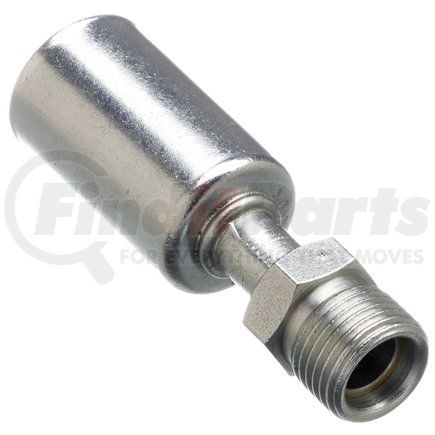 Gates G45597-0808S A/C Refrigerant Hose Fitting - Male Inverted O-Ring - Steel (PolarSeal ACA)