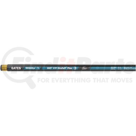 Gates 85075 Hydraulic Hose - MXT MegaSys Wire Braid Hose - SAE 100R16 - Xtra Tough Plus