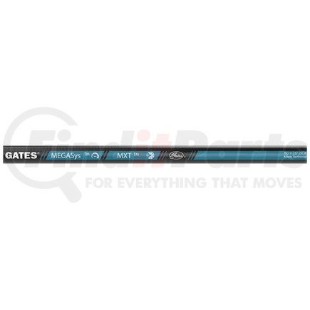 Gates 85047 Hydraulic Hose - Black, 0.68" Outside Diameter, Synthetic Rubber