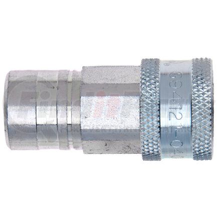 Gates G94121-0404 Quick Disconnect Coupler - Female Poppet Valve to Female Pipe (G941 Series)