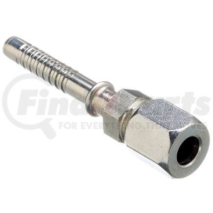 Gates G46510-1010 A/C Refrigerant Hose Fitting - Male Flareless Assembly (PolarSeal II ACC)