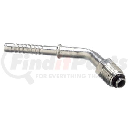 Gates G465840606 A/C Refrigerant Hose Fitting- Male O-Ring (MOR)- 45 Bent Tube (PolarSeal II ACC)