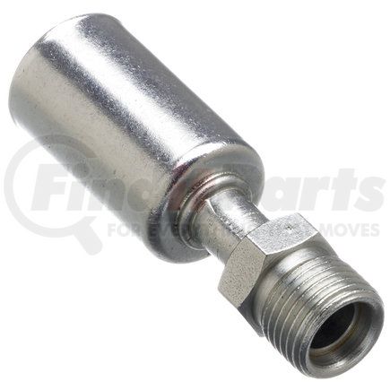 Gates G475970606S A/C Refrigerant Hose Fitting - Male Inverted O-Ring - Steel (PolarSeal II ACB)