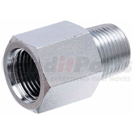 Gates G60132-0606 Male Pipe NPTF to Female Pipe NPTF Increasing Bushing - Long (SAE to SAE)