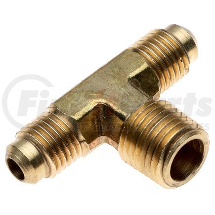 Gates G60657-1008 Hyd Coupling/Adapter - Male SAE 45 Flare Branch Tee to Male Pipe (SAE Flare)