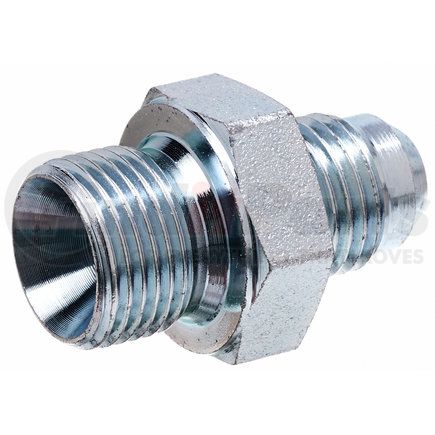 Gates G62300-0404 Hyd Coupling/Adapter- Male British Standard Pipe Parallel to Male JIC 37 Flare