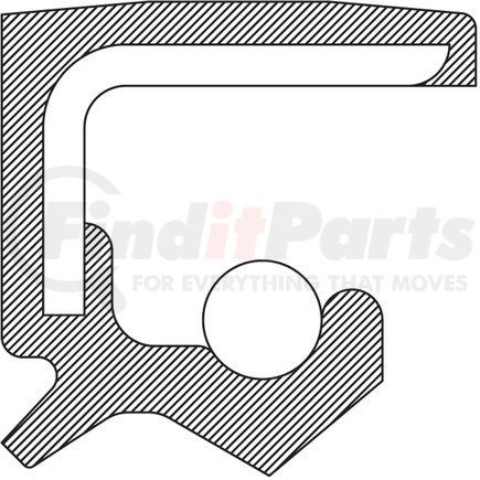 National Seals 710968 Oil Seal