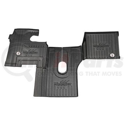 Minimizer 10002372 Floor Mats - Black, 3 Piece, Front, Center Row, For International