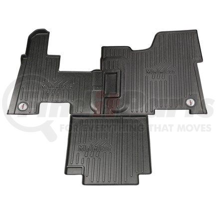 Minimizer 10002722 Floor Mats - Black, 3 Piece, Auto Transmission, Front, Center Row, For Peterbilt