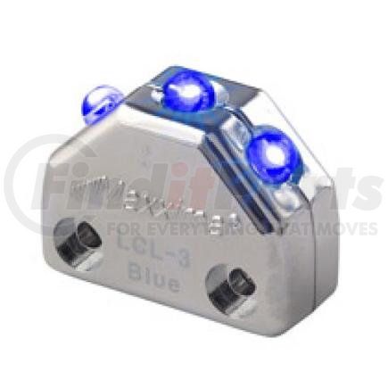 Maxxima LCL-3BL CHROME MICRO BLUE LED LGHT