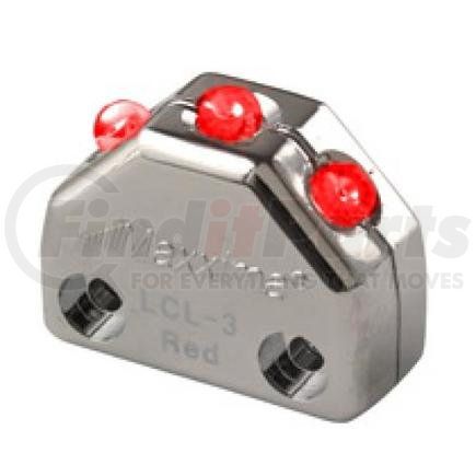 Maxxima LCL-3R CHROME MICRO RED LED LGHT