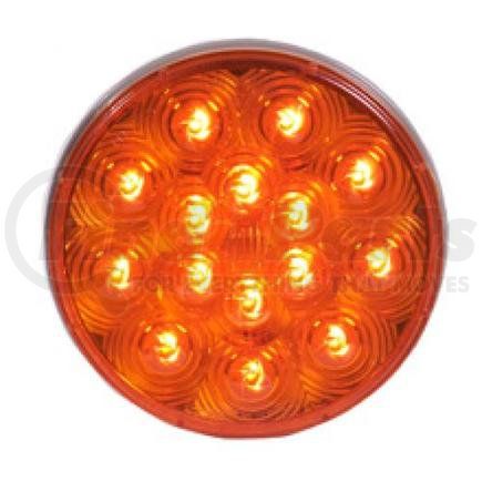 Maxxima M42322Y 4"" ROUND AMBER PFT LIGHTNIN